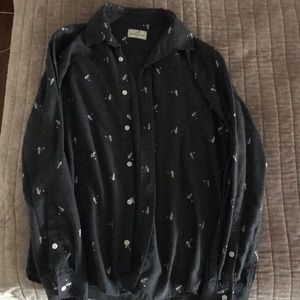 Marine Layer tootsie roll button down